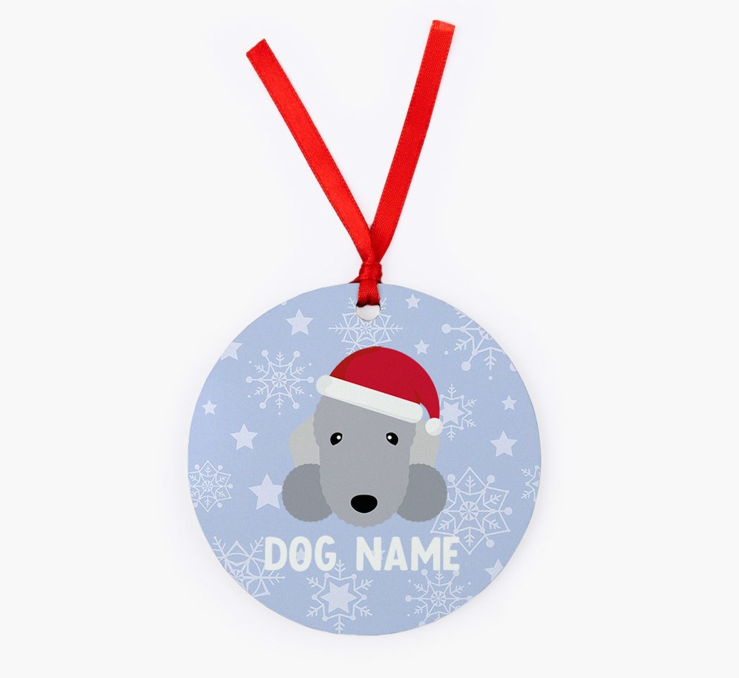 Snowflake: Personalized {breedFullName} Christmas Decoration