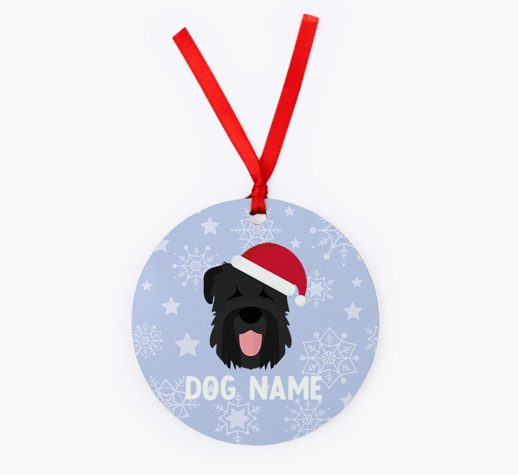 Snowflake: Personalized {breedFullName} Christmas Decoration