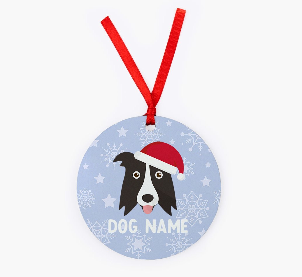 Snowflake: Personalized {breedFullName} Christmas Decoration