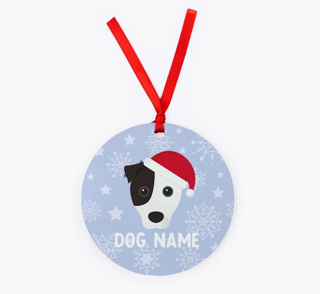 Snowflake: Personalized {breedFullName} Christmas Decoration