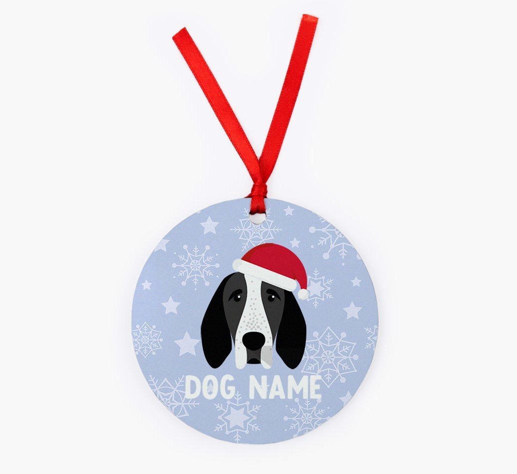 Snowflake: Personalised {breedFullName} Christmas Decoration