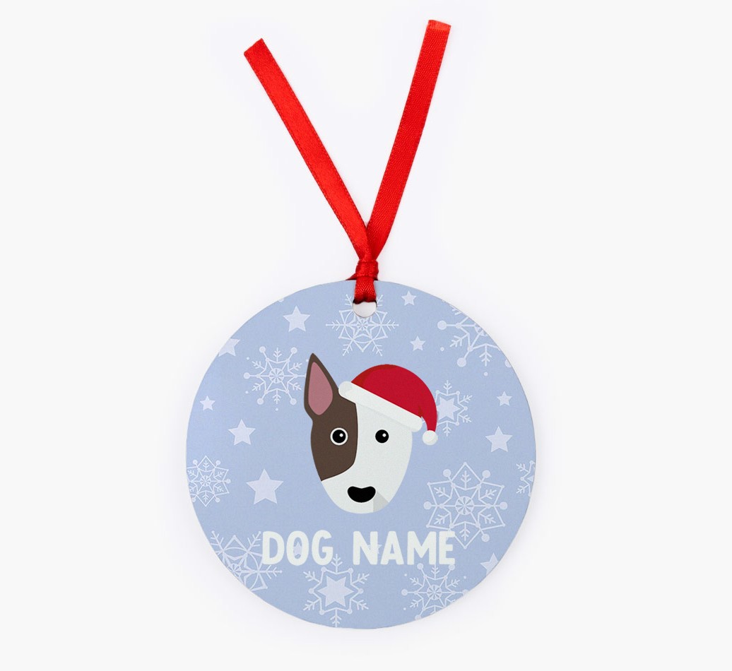 Snowflake: Personalised {breedFullName} Christmas Decoration
