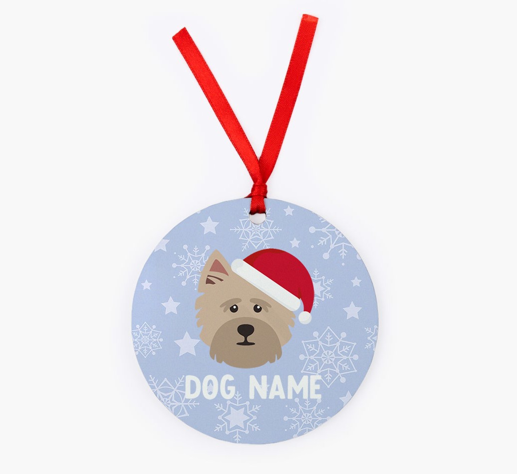 Snowflake: Personalized {breedFullName} Christmas Decoration