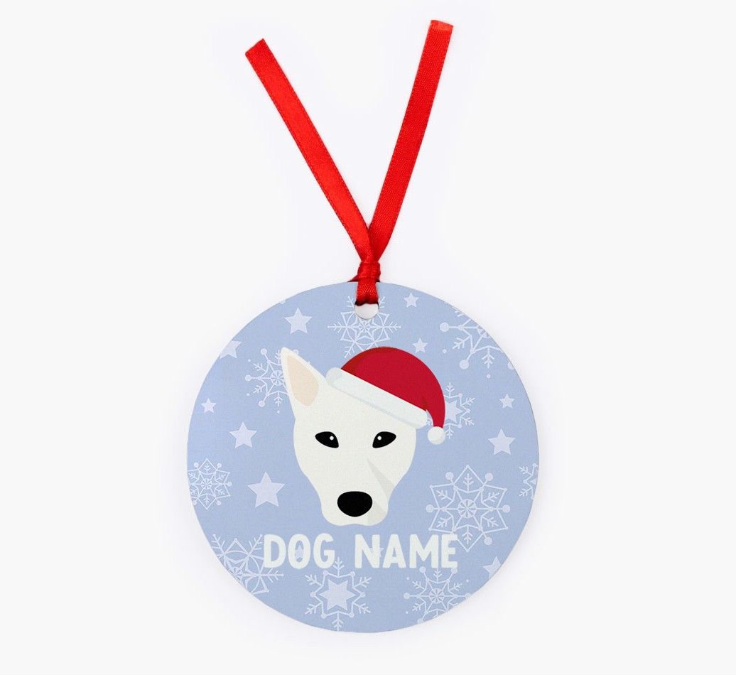 Snowflake: Personalized {breedFullName} Christmas Decoration