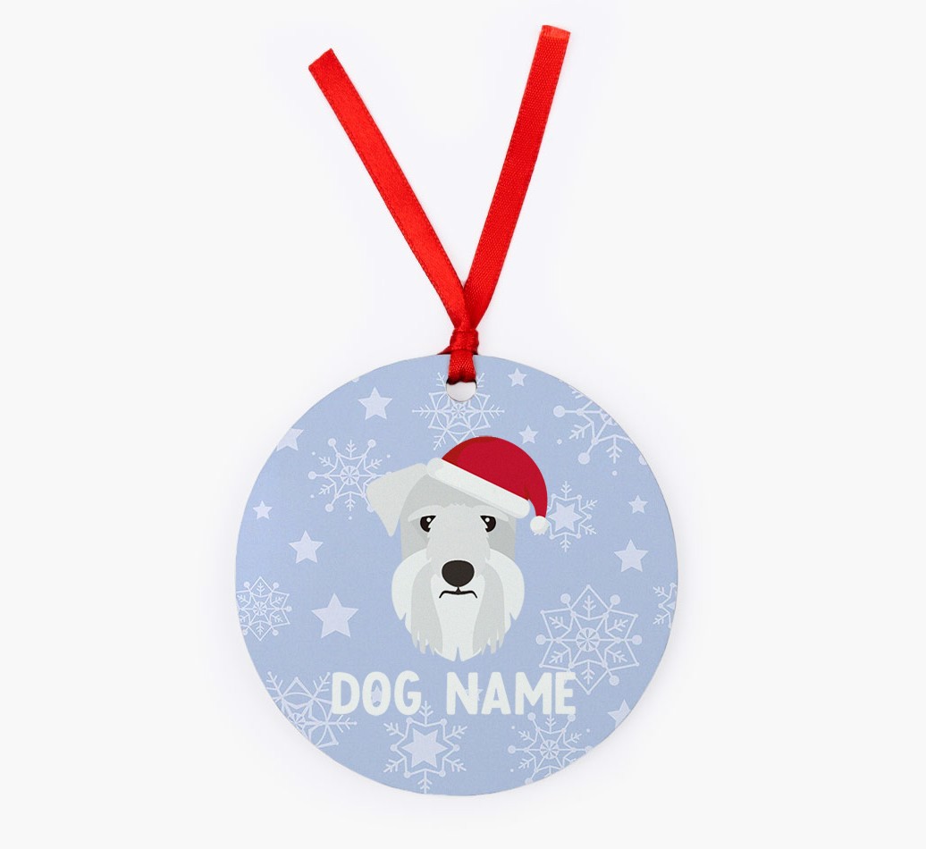 Snowflake: Personalized {breedFullName} Christmas Decoration