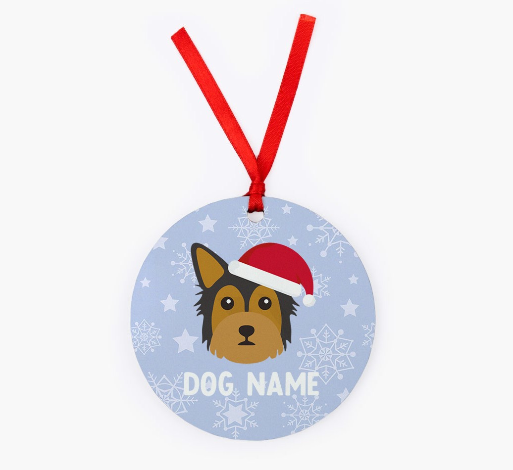 Snowflake: Personalized {breedFullName} Christmas Decoration