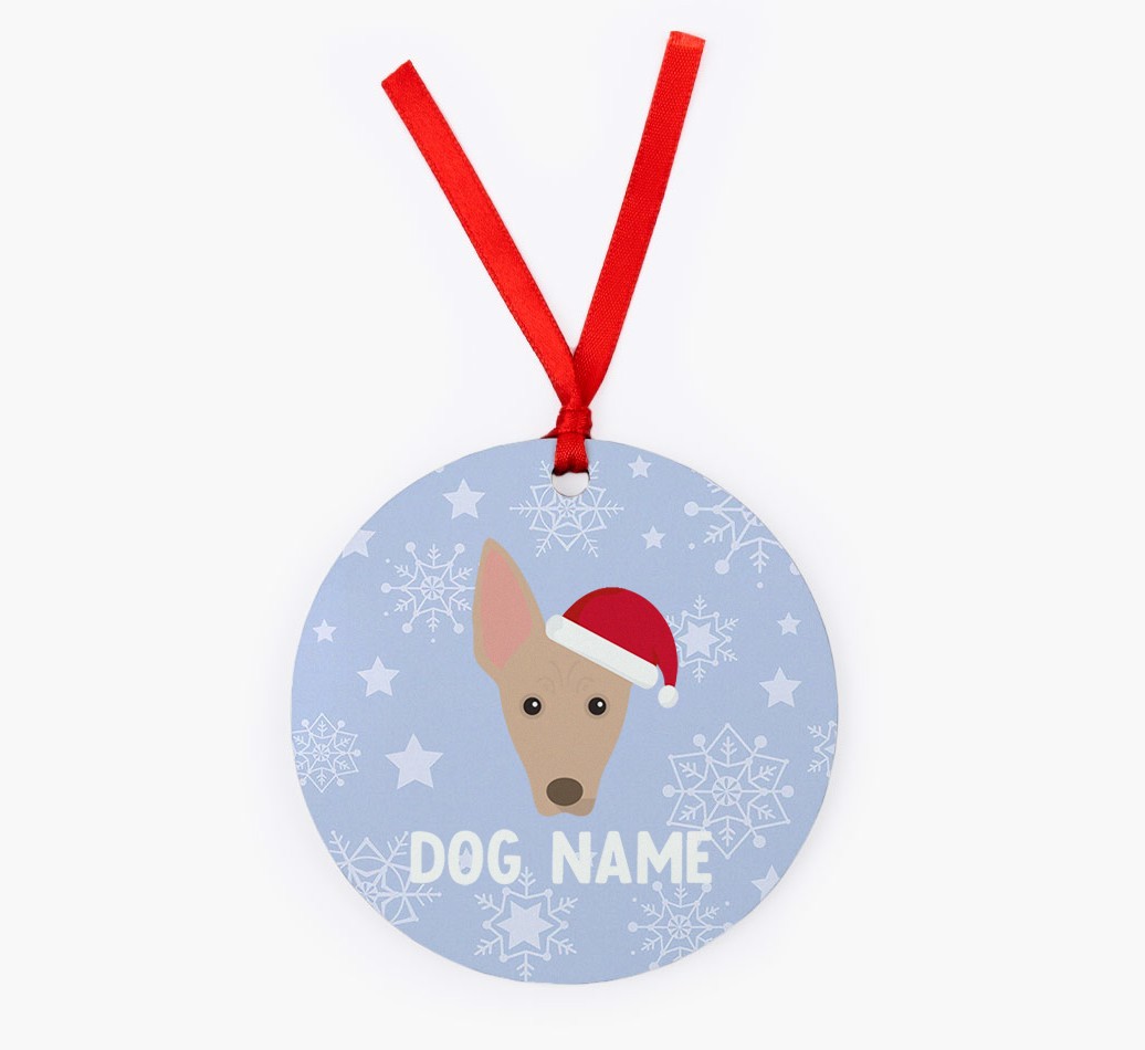 Snowflake: Personalized {breedFullName} Christmas Decoration