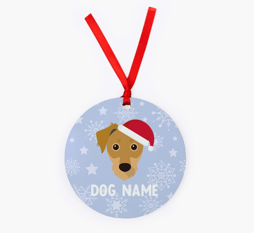 Snowflake: Personalised {breedFullName} Christmas Decoration