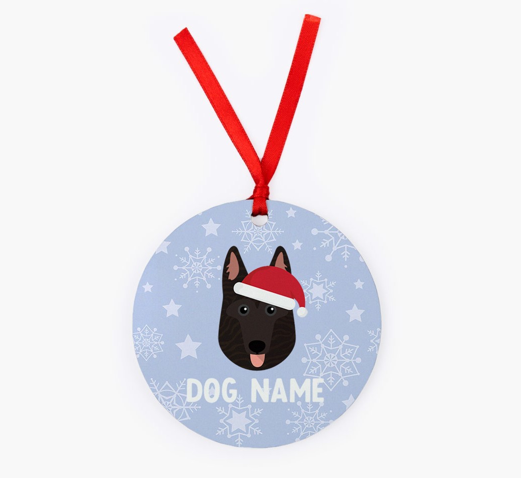 Snowflake: Personalized {breedFullName} Christmas Decoration