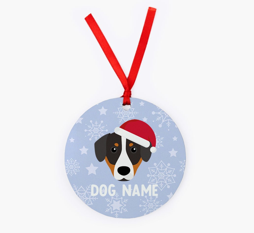 Snowflake: Personalized {breedFullName} Christmas Decoration