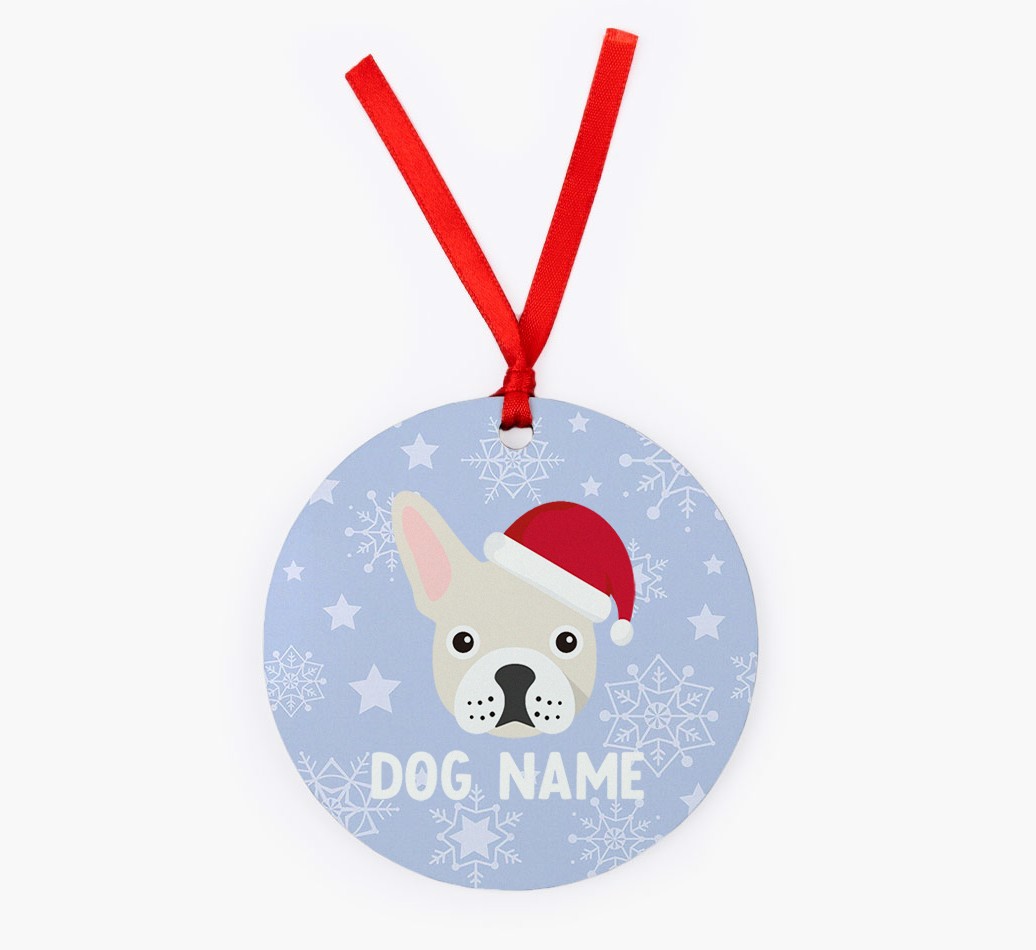 Snowflake: Personalized {breedFullName} Christmas Decoration