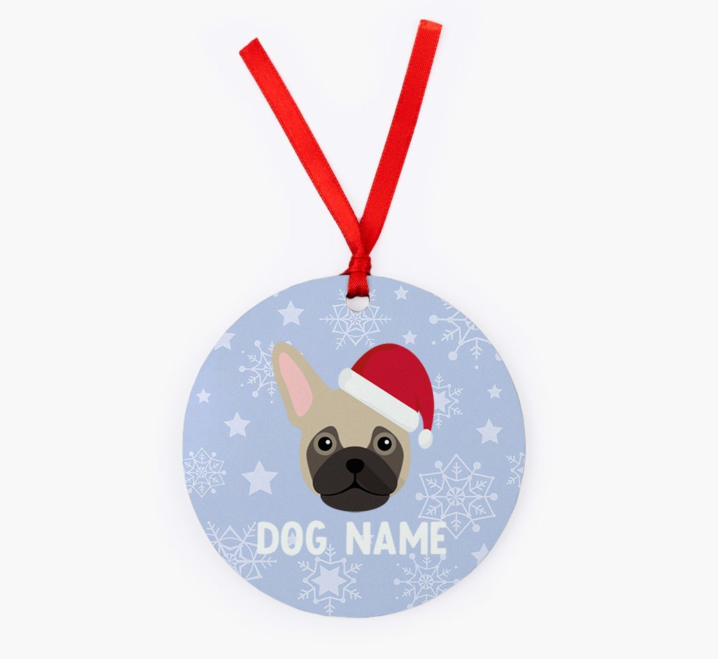 Snowflake: Personalised {breedFullName} Christmas Decoration