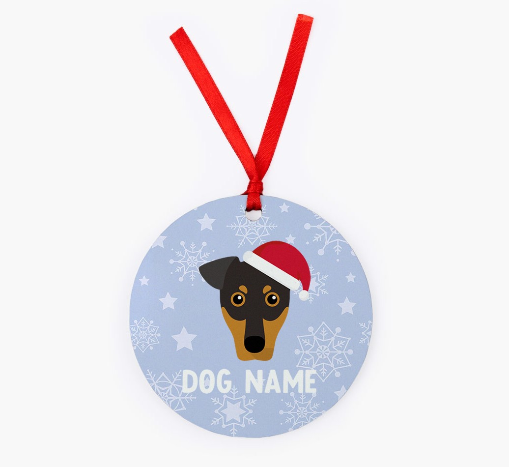 Snowflake: Personalised {breedFullName} Christmas Decoration