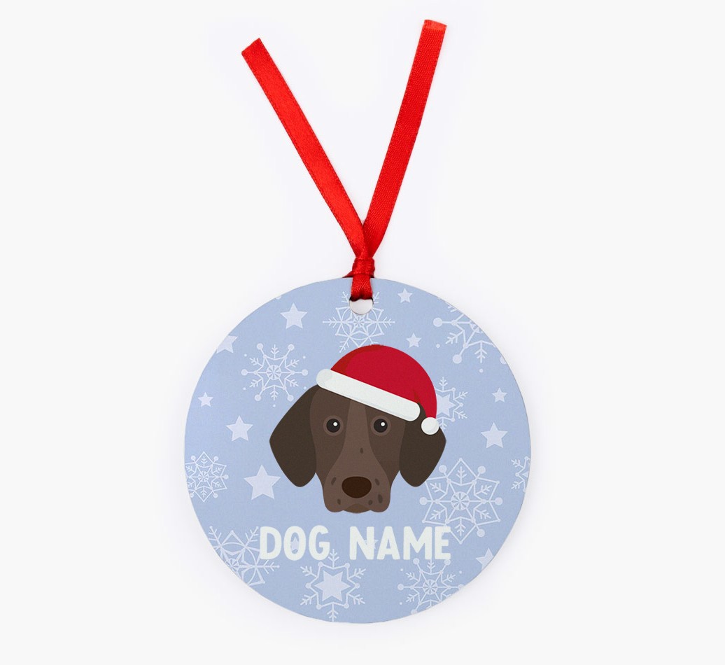Snowflake: Personalized {breedFullName} Christmas Decoration