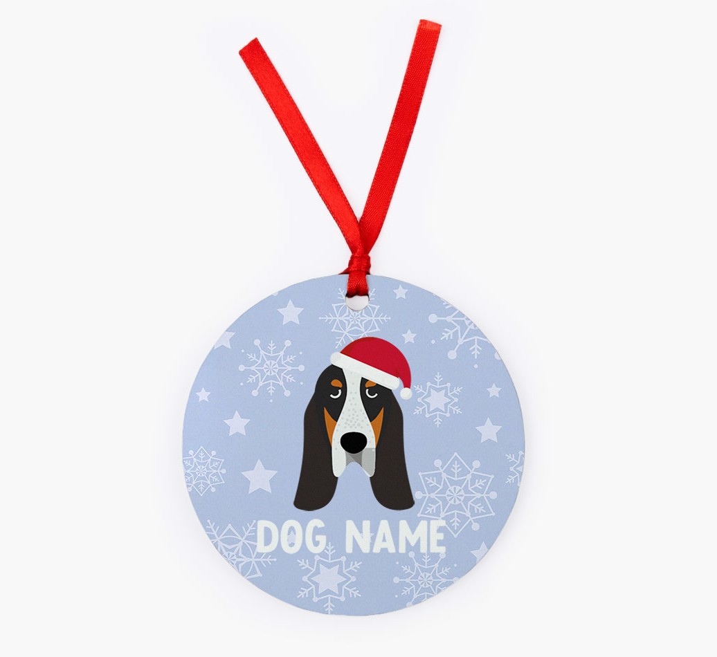 Snowflake: Personalized {breedFullName} Christmas Decoration