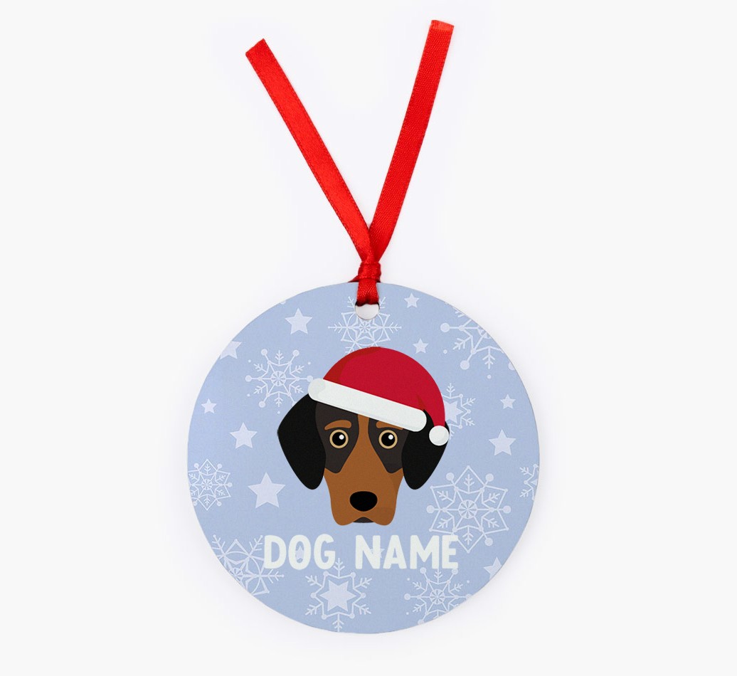 Snowflake: Personalised {breedFullName} Christmas Decoration
