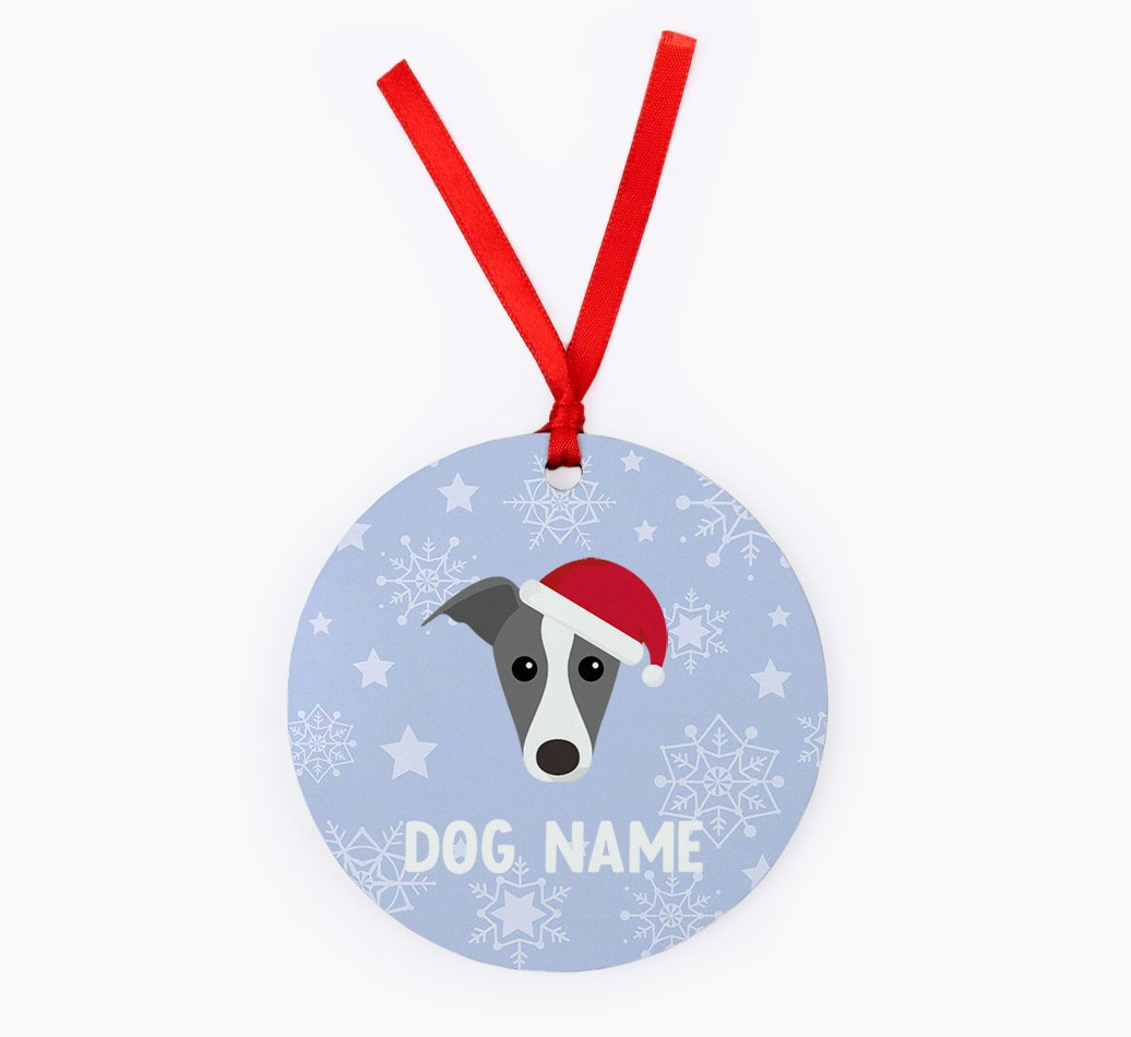 Snowflake: Personalized {breedFullName} Christmas Decoration