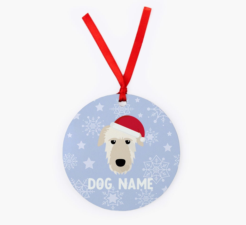 Snowflake: Personalized {breedFullName} Christmas Decoration