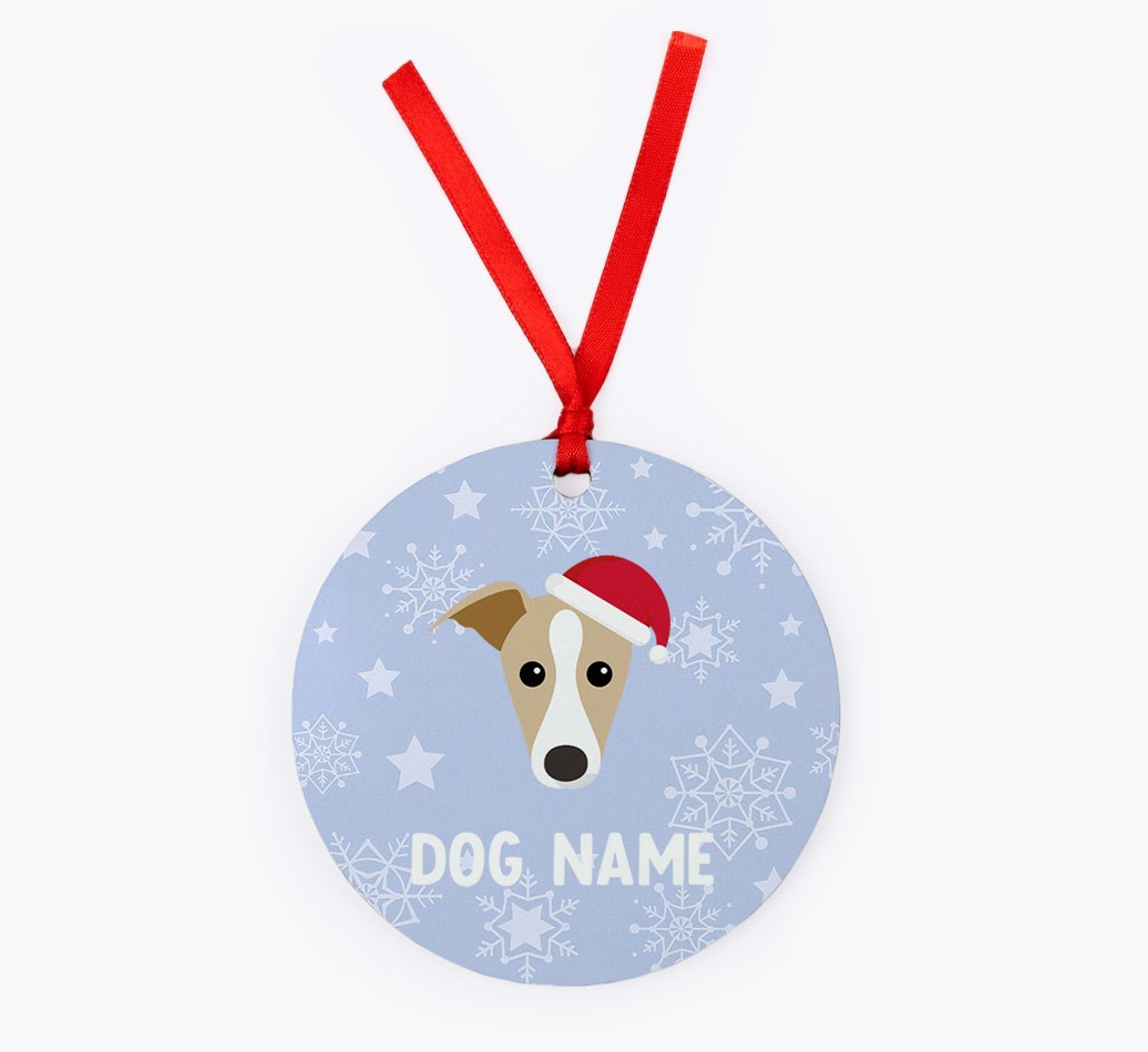 Snowflake: Personalised {breedFullName} Christmas Decoration