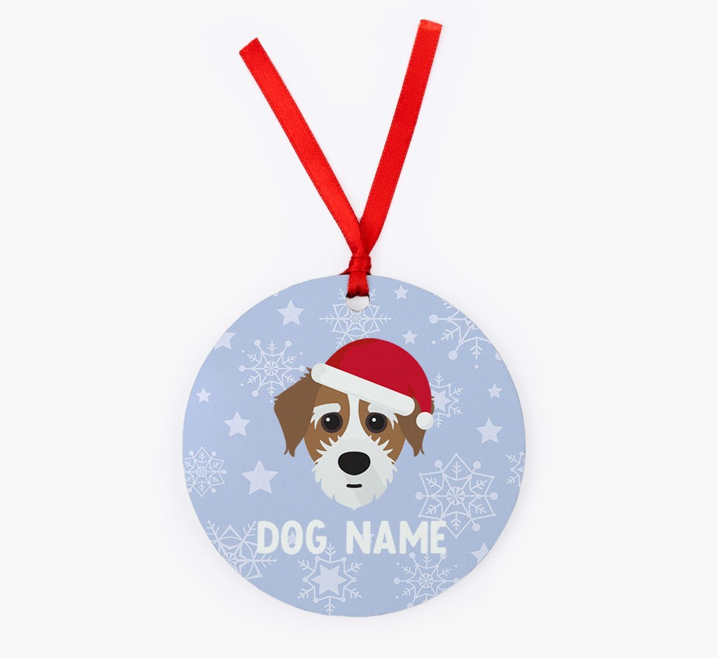 Snowflake: Personalized {breedFullName} Christmas Decoration