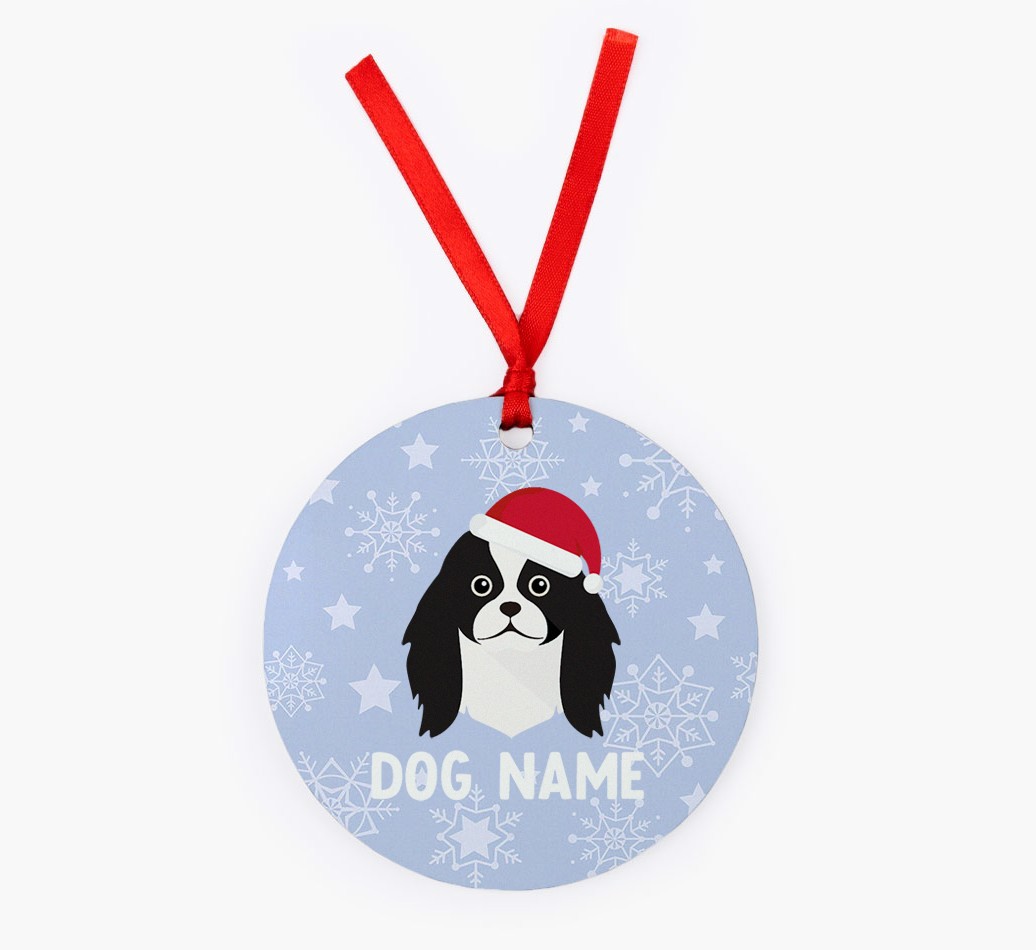 Snowflake: Personalized {breedFullName} Christmas Decoration
