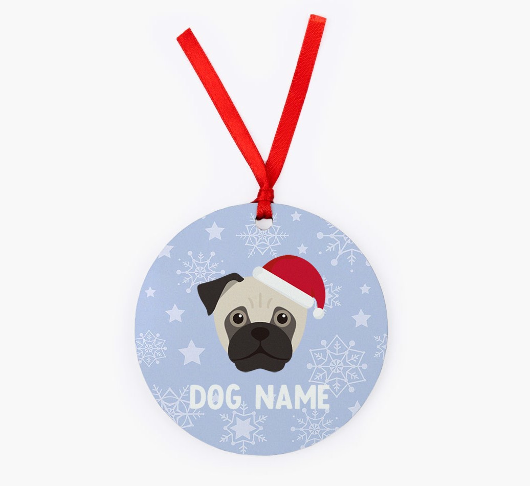 Snowflake: Personalized {breedFullName} Christmas Decoration