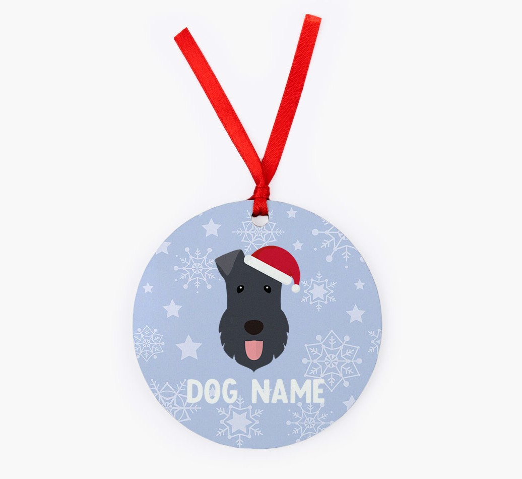 Snowflake: Personalized {breedFullName} Christmas Decoration