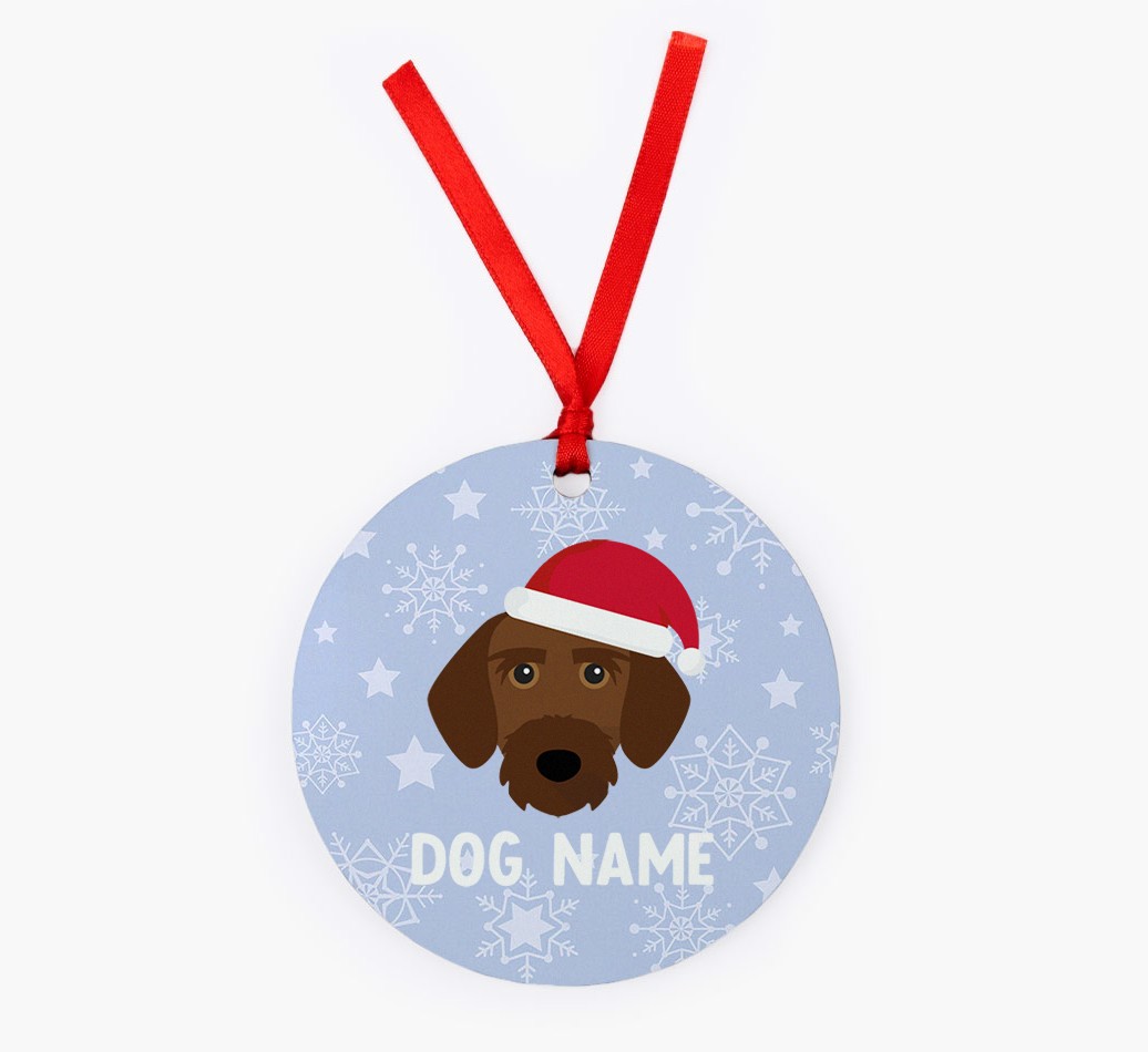Snowflake: Personalised {breedFullName} Christmas Decoration