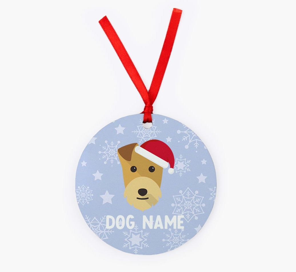Snowflake: Personalized {breedFullName} Christmas Decoration