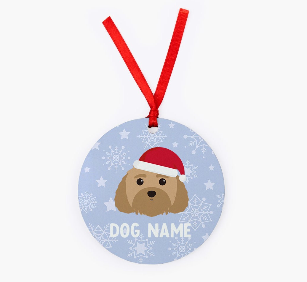 Snowflake: Personalized {breedFullName} Christmas Decoration