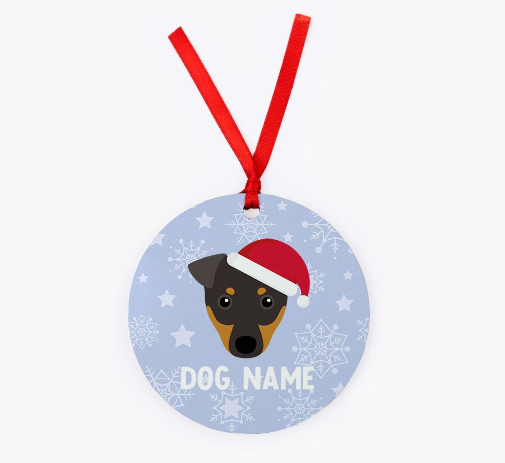 Snowflake: Personalized {breedFullName} Christmas Decoration