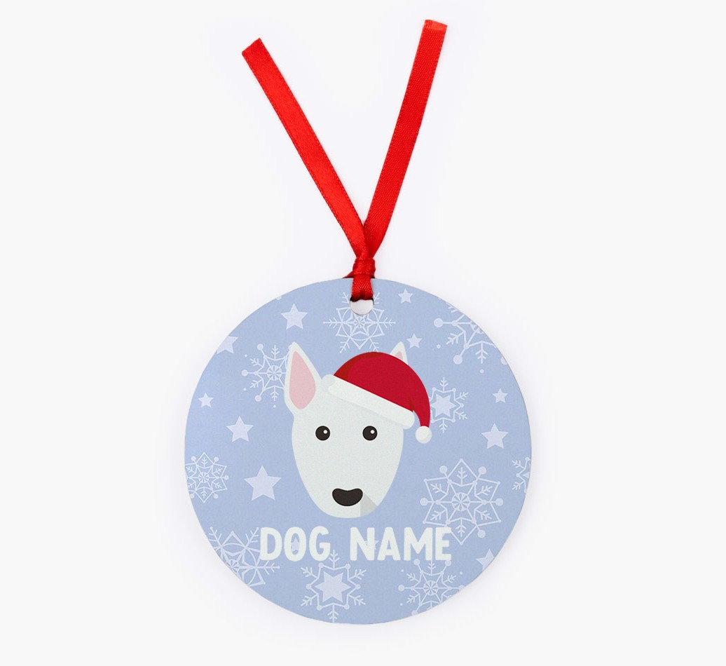 Snowflake: Personalised {breedFullName} Christmas Decoration