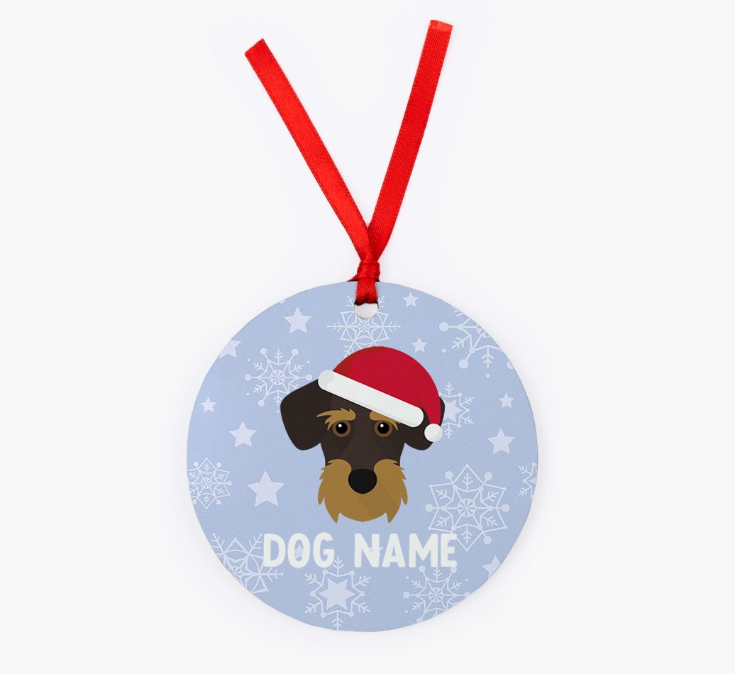 Snowflake: Personalized {breedFullName} Christmas Decoration