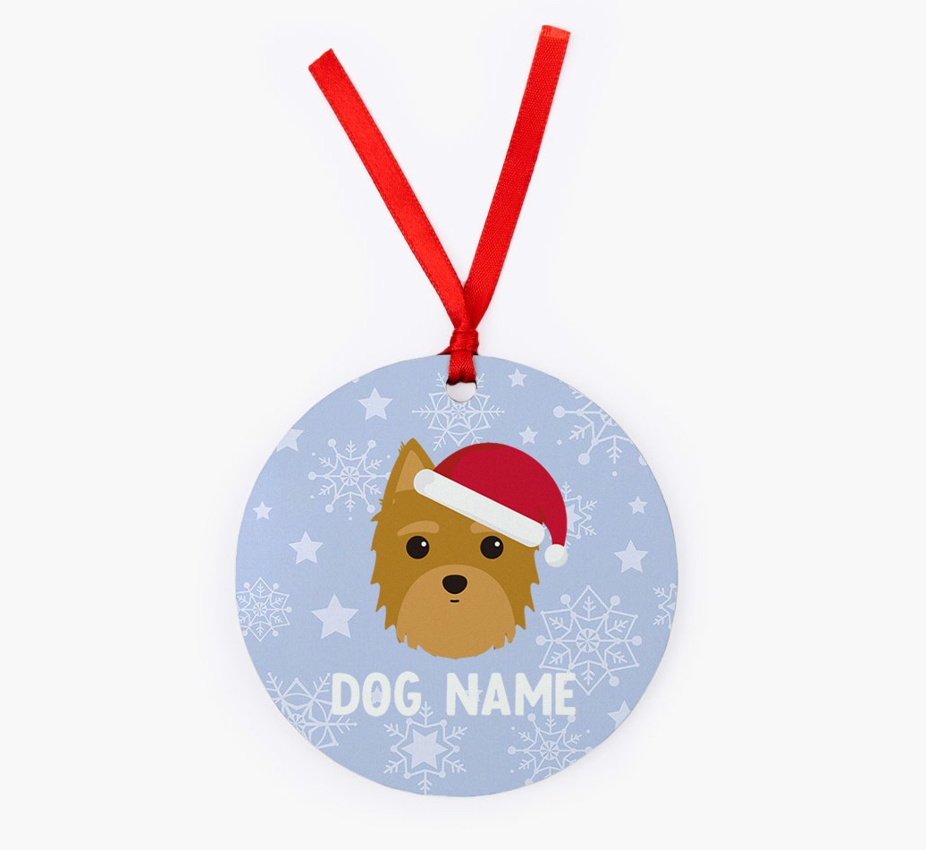 Snowflake: Personalised {breedFullName} Christmas Decoration