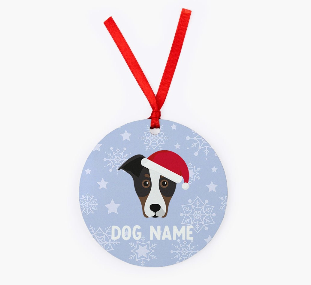 Snowflake: Personalized {breedFullName} Christmas Decoration
