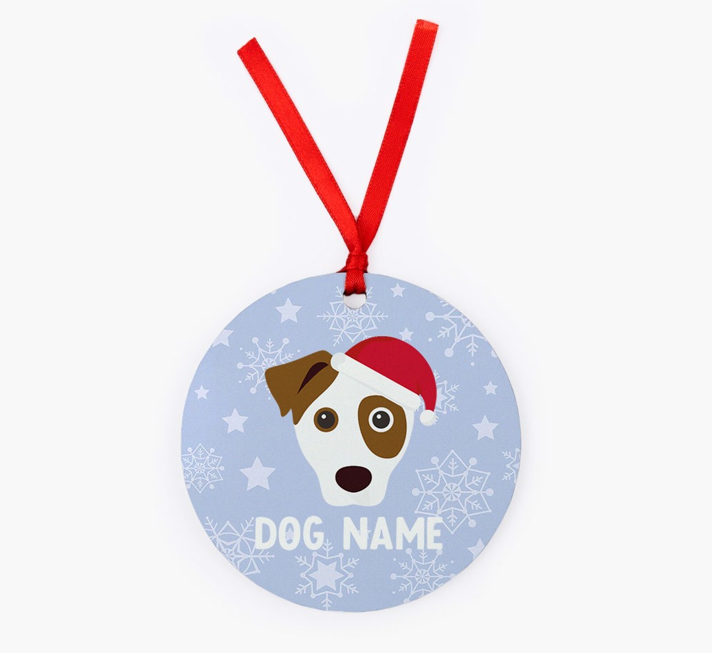 Snowflake: Personalized {breedFullName} Christmas Decoration