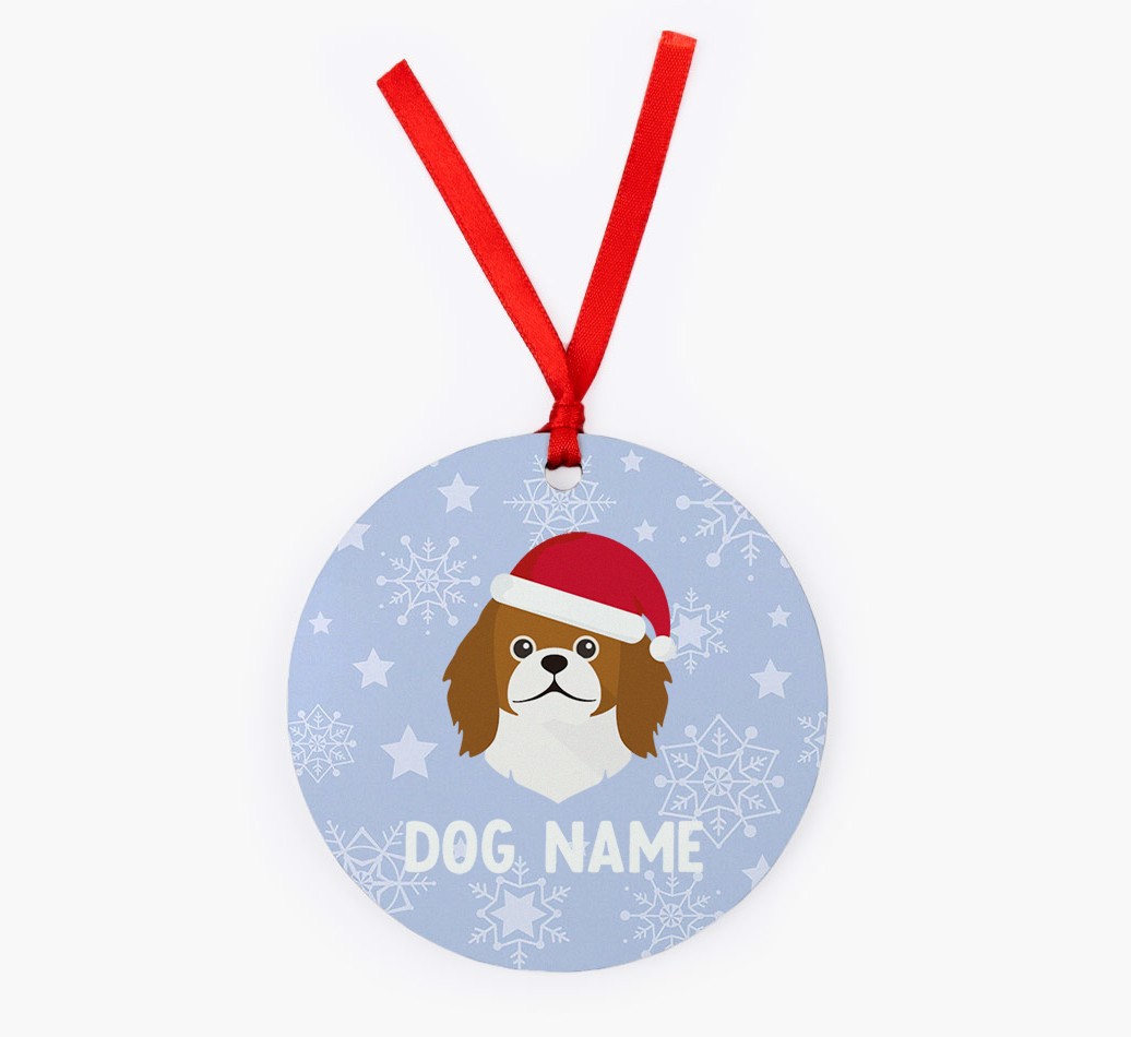 Snowflake: Personalized {breedFullName} Christmas Decoration