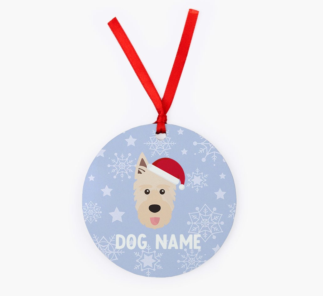 Snowflake: Personalized {breedFullName} Christmas Decoration