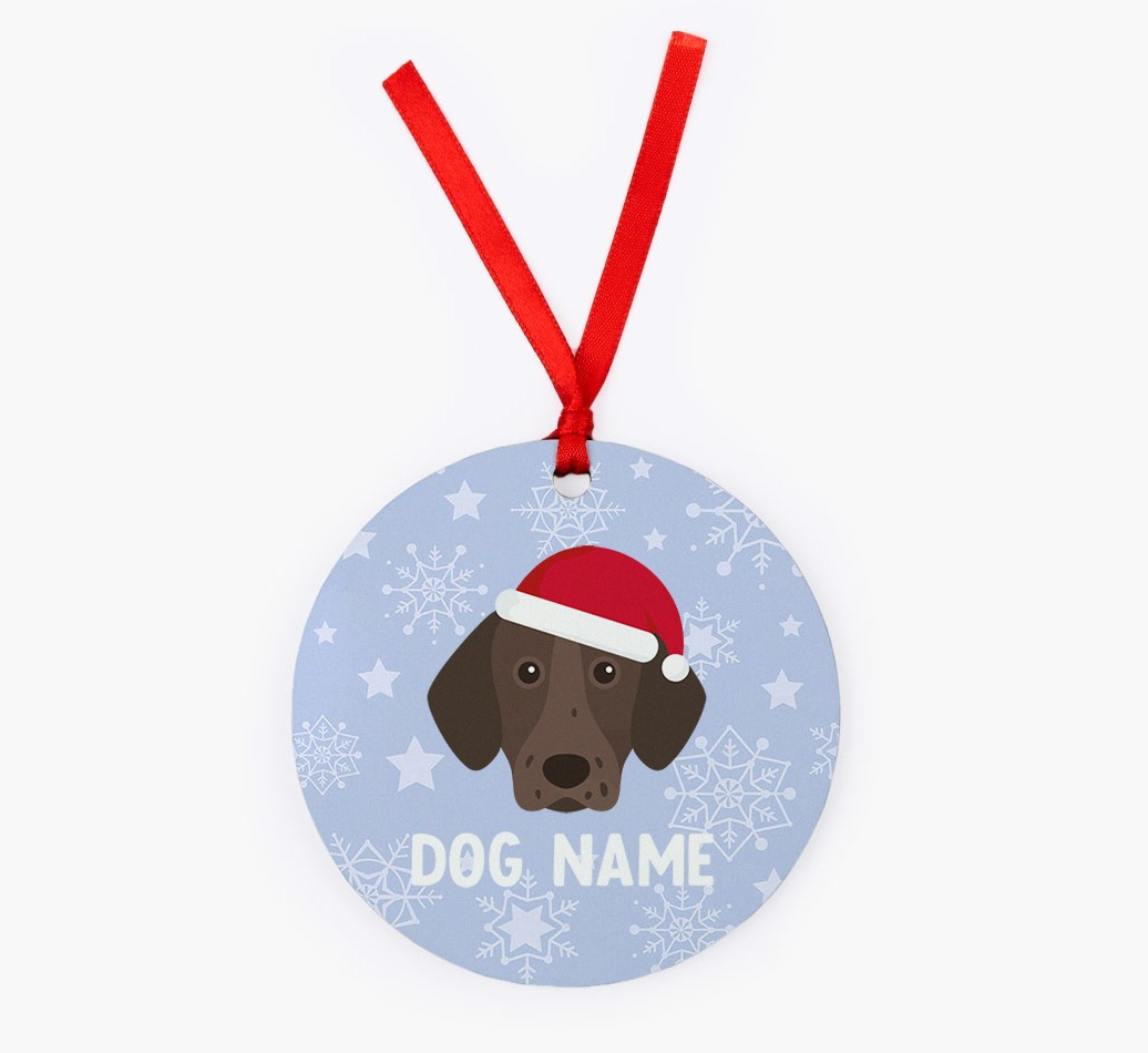 Snowflake: Personalized {breedFullName} Christmas Decoration