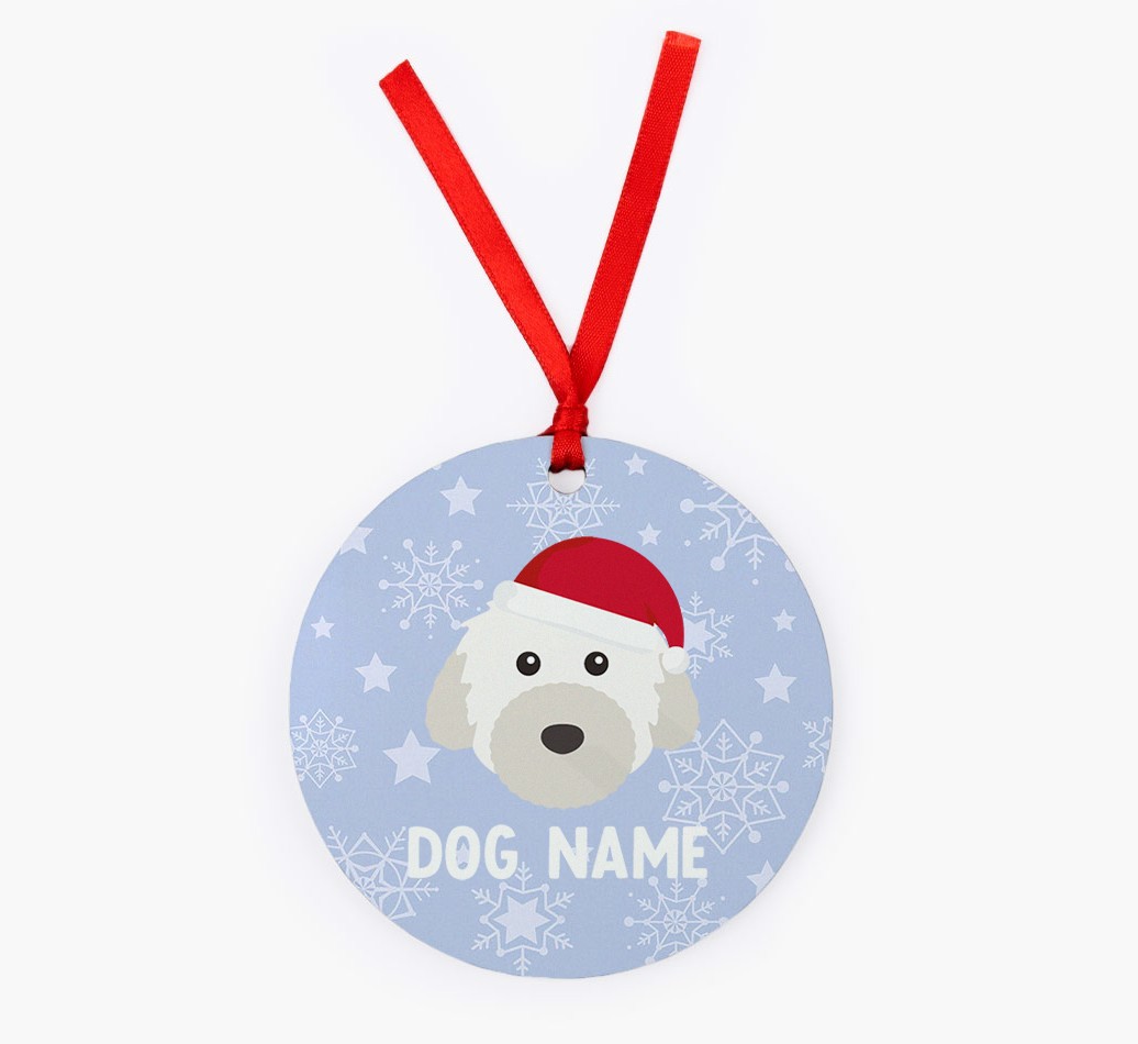 Snowflake: Personalized {breedFullName} Christmas Decoration