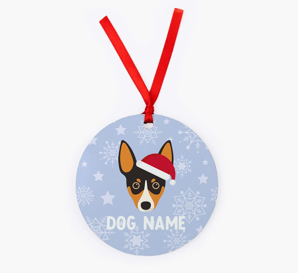 Snowflake: Personalized {breedFullName} Christmas Decoration