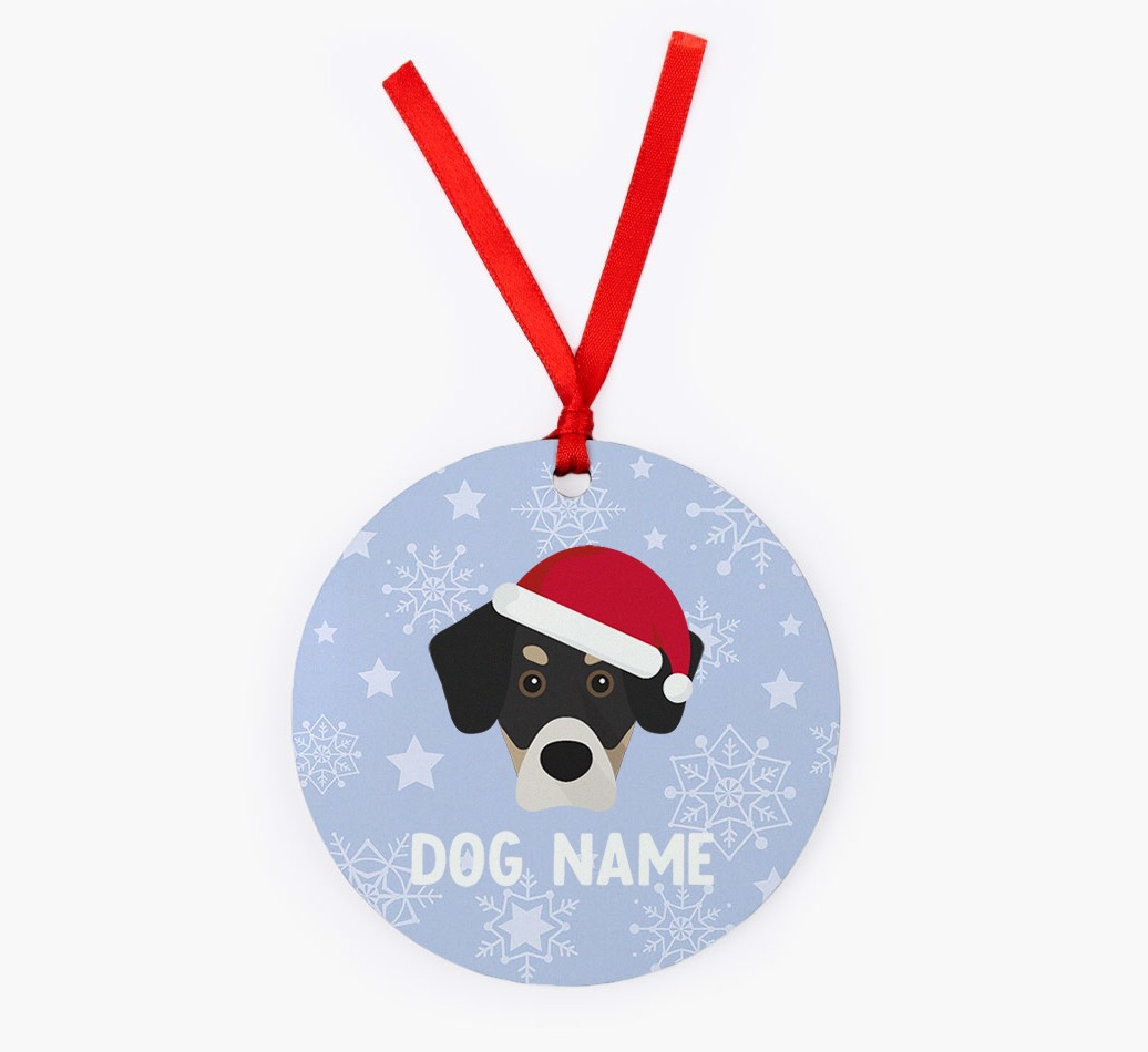 Snowflake: Personalized {breedFullName} Christmas Decoration