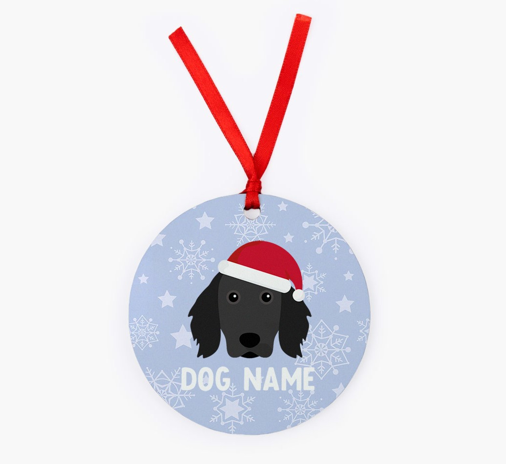 Snowflake: Personalized {breedFullName} Christmas Decoration