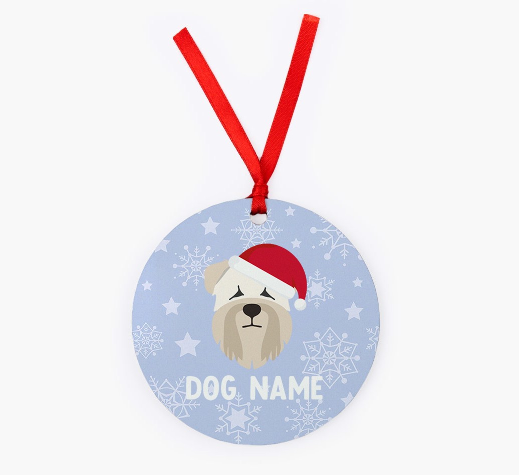 Snowflake: Personalized {breedFullName} Christmas Decoration