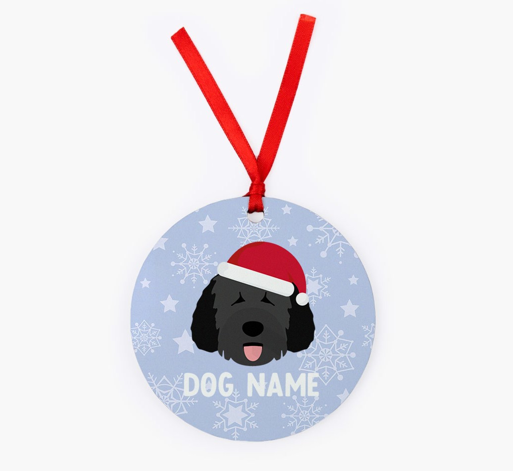 Snowflake: Personalized {breedFullName} Christmas Decoration