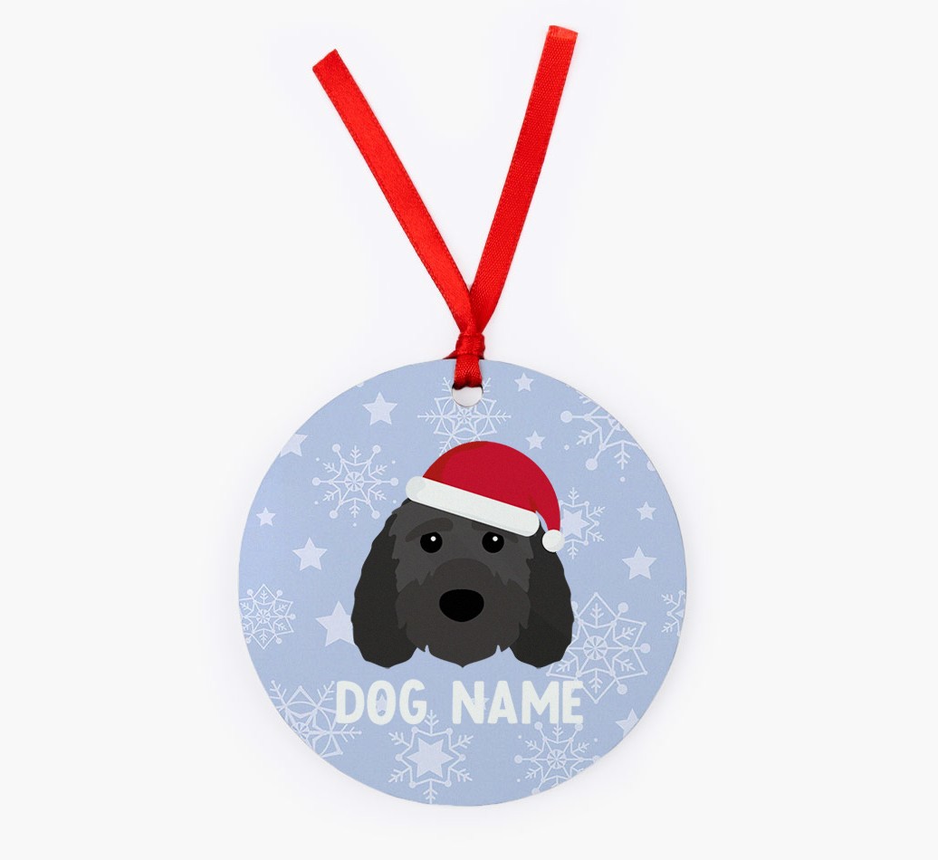 Snowflake: Personalized {breedFullName} Christmas Decoration