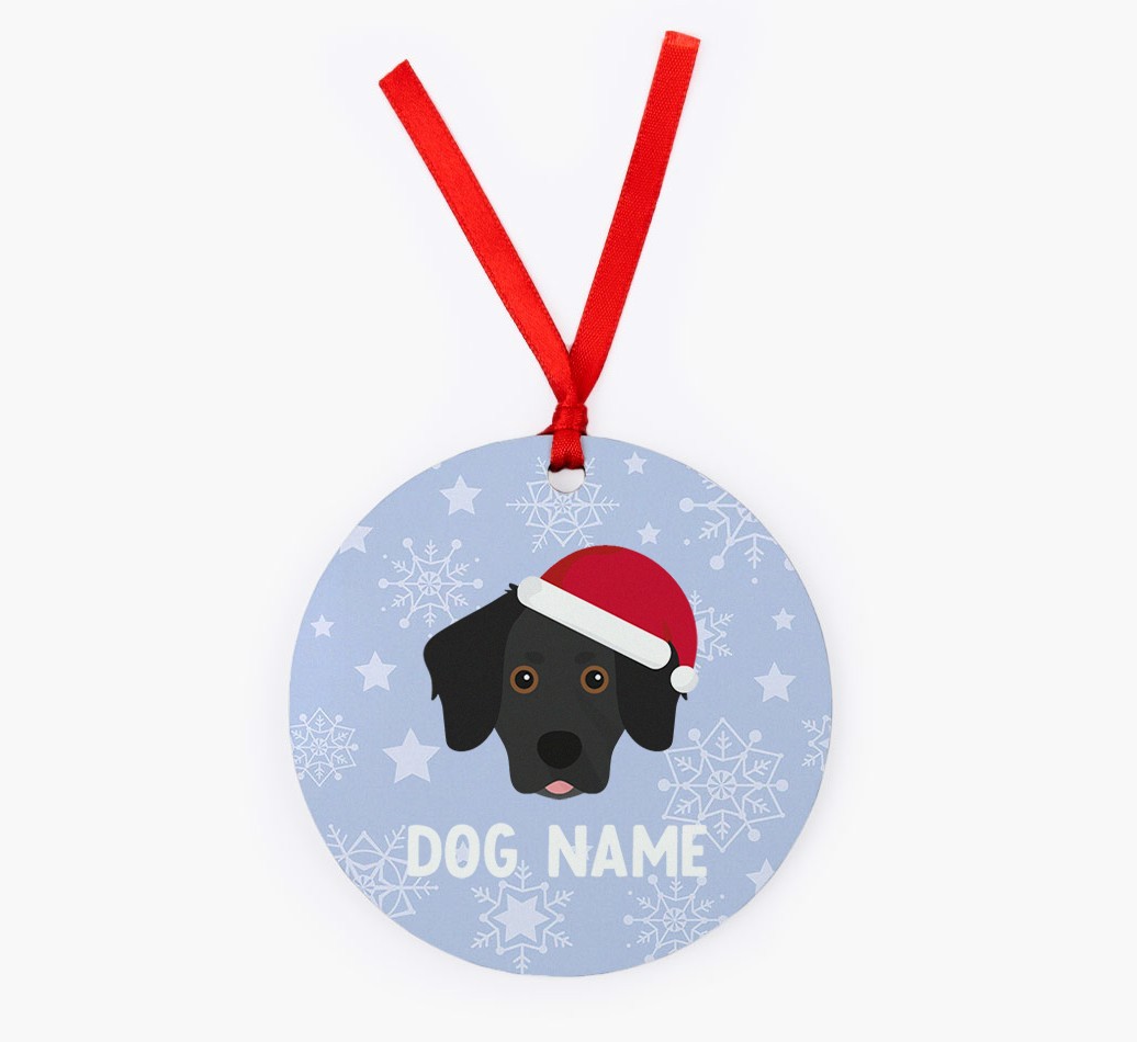 Snowflake: Personalized {breedFullName} Christmas Decoration