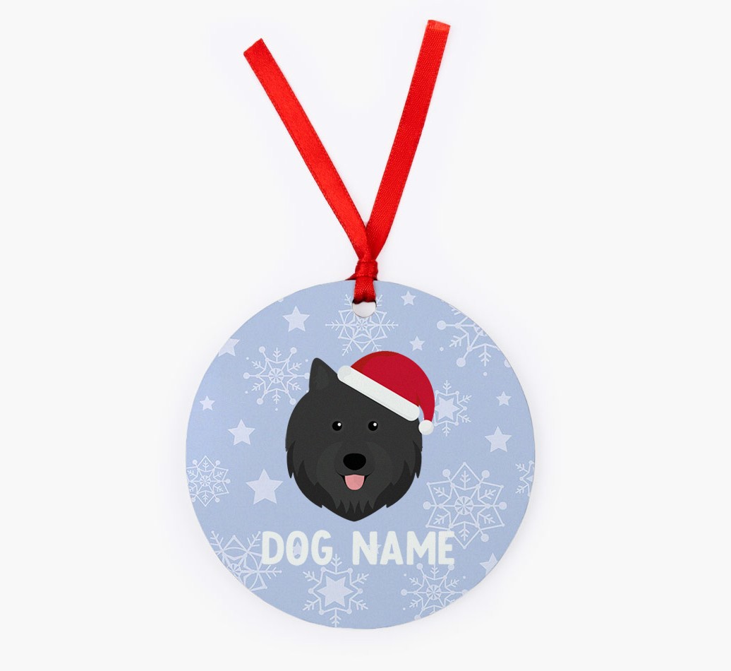 Snowflake: Personalized {breedFullName} Christmas Decoration