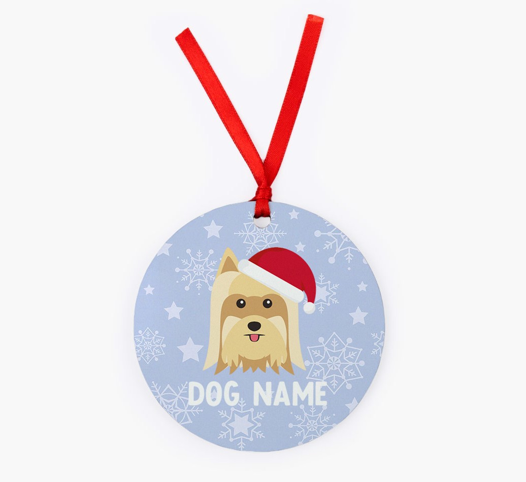 Snowflake: Personalized {breedFullName} Christmas Decoration