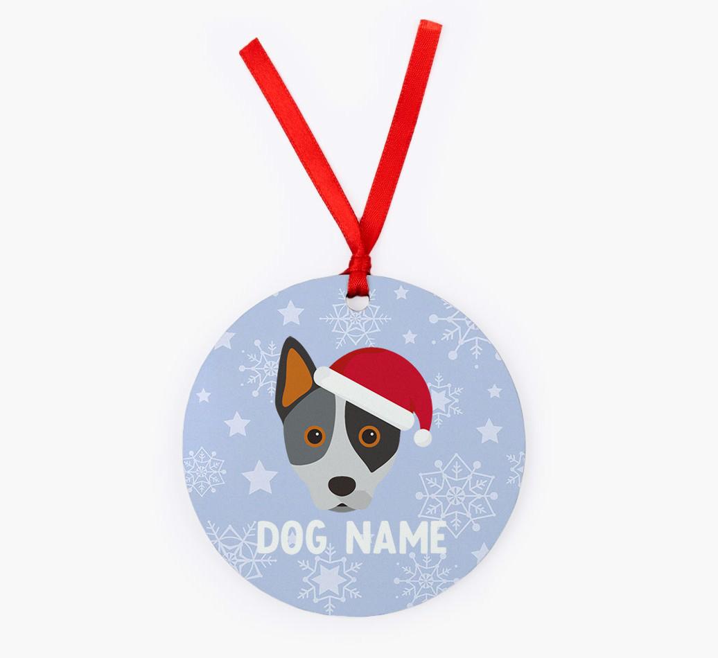 Snowflake: Personalized {breedFullName} Christmas Decoration